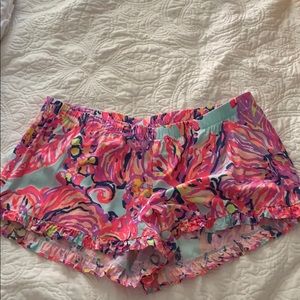 LillyPulitzer ruffle shorts